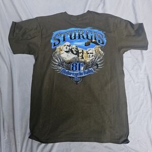 Sturgis 81st Motorcycle Rally 2021 South Dakota Shirt. Mount Rushmore Large